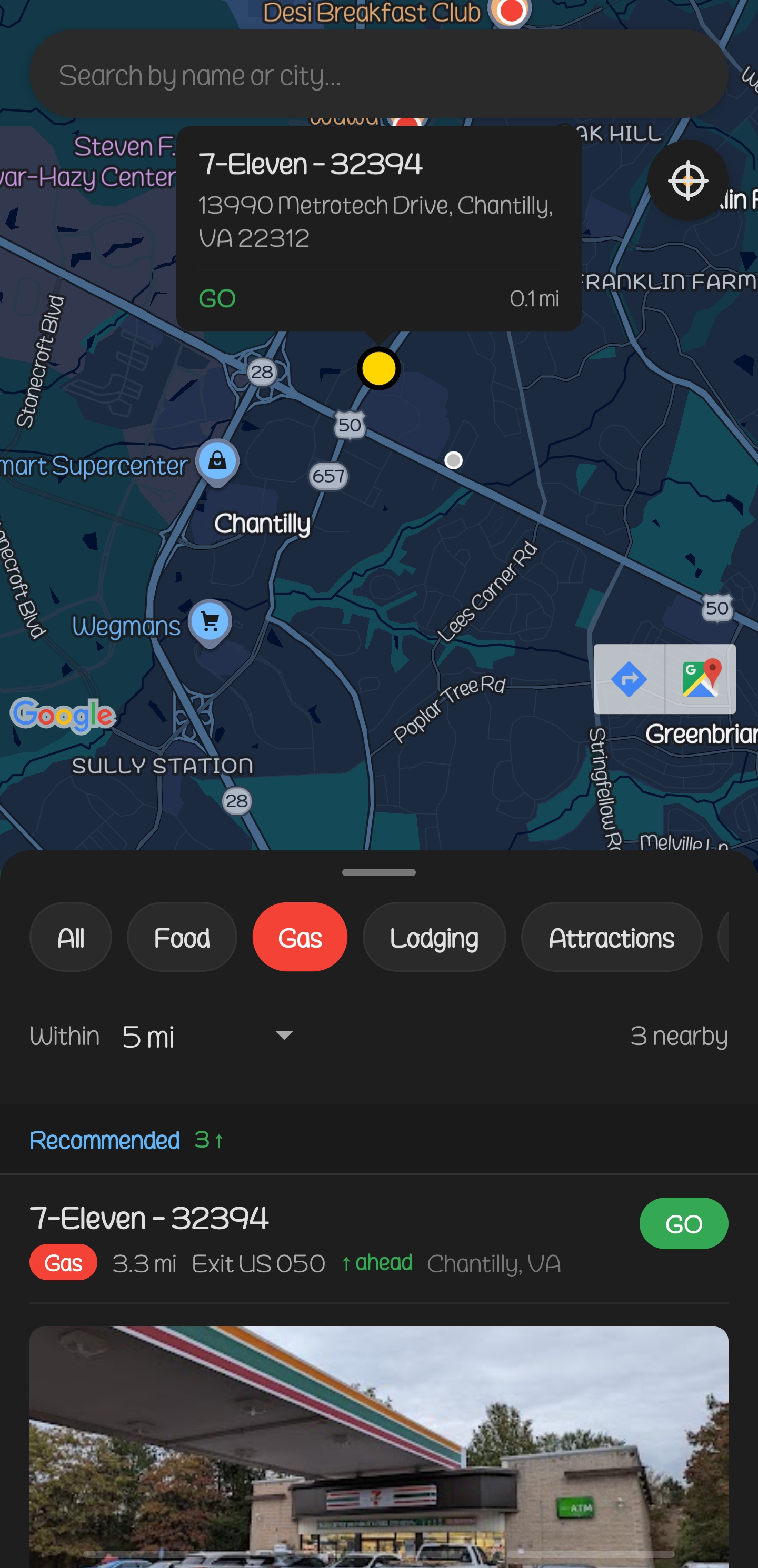 Highway Signs App, Pick