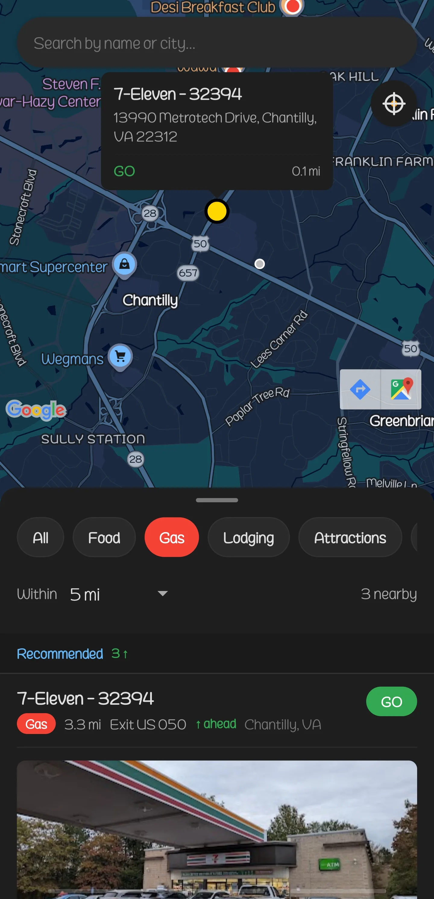 Highway Signs App, Pick