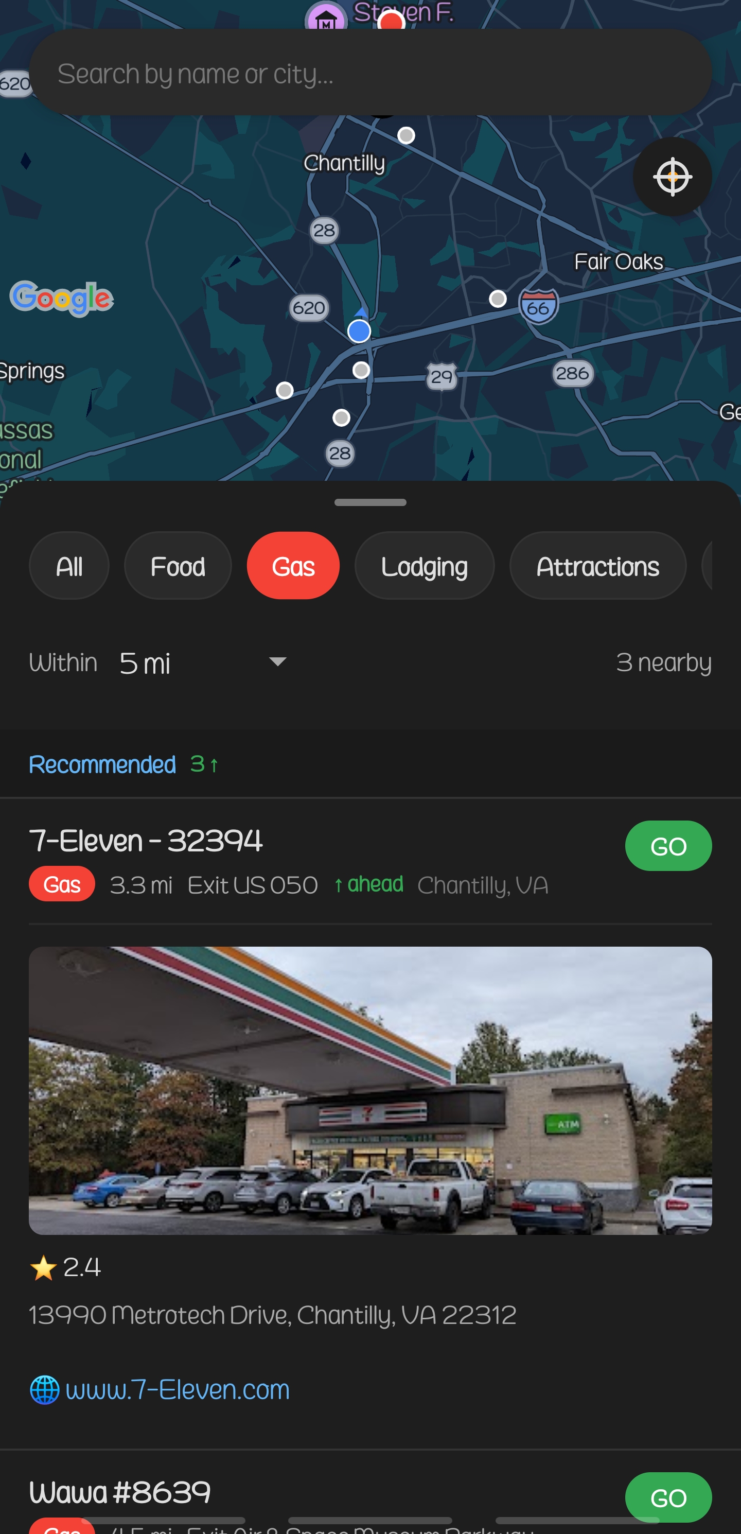 Highway Signs App, Browse